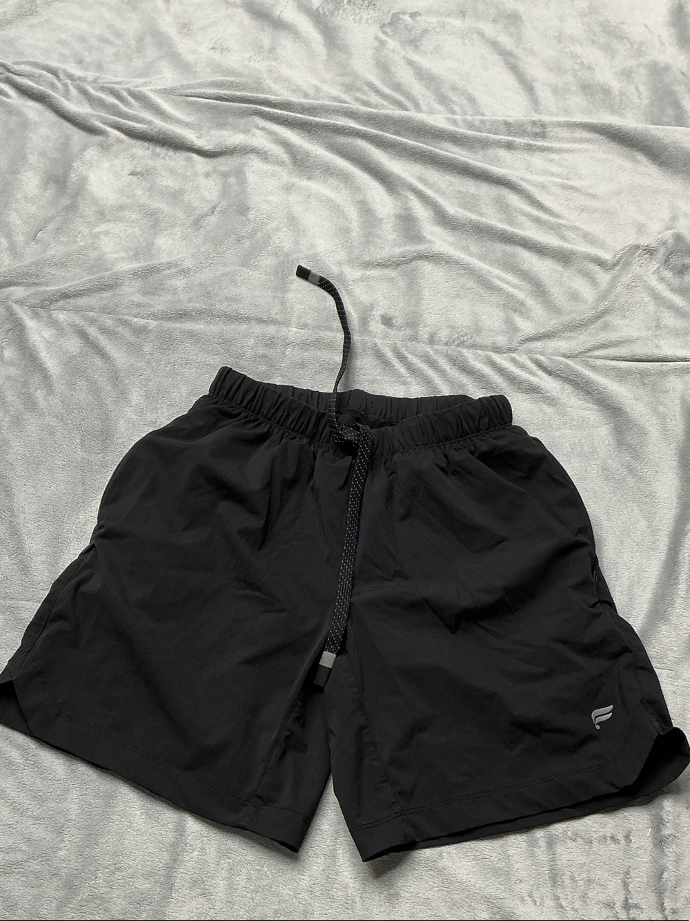 Fabletics Men's Black Athletic Shorts with liner